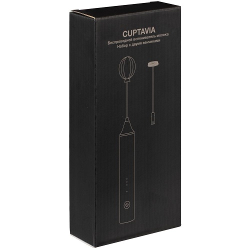 Беспроводной вспениватель молока Cuptavia, черный фото 4 Беспроводной вспениватель молока Cuptavia, черный фото 4