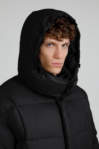 Пуховик унисекс Kapsula, черный фото 6 Пуховик унисекс Kapsula, черный фото 6