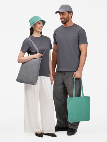 Сумка для покупок Berwi, серая фото 3 Сумка для покупок Berwi, серая фото 3