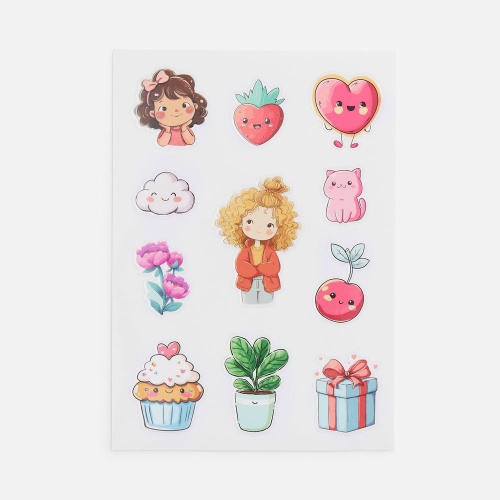 Стикерпак UV-DTF Thematic, для девочек фото 2