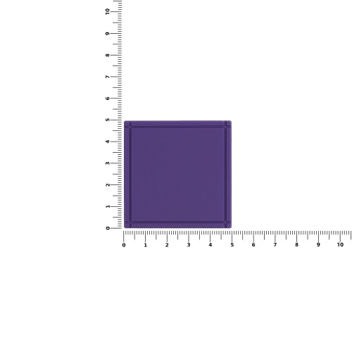 Лейбл из ПВХ Dzeta, L, фиолетовый фото 2