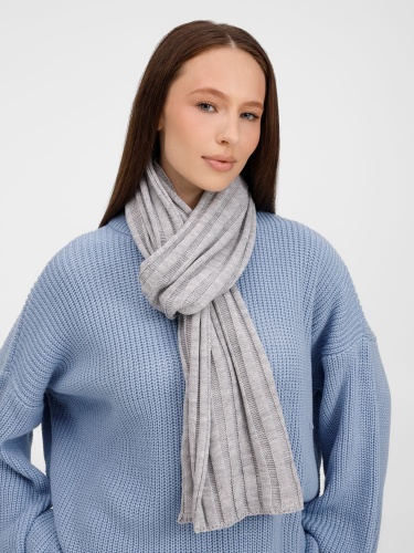 Шарф Metelitsa, серебристо-серый меланж фото 3 Шарф Metelitsa, серебристо-серый меланж фото 3