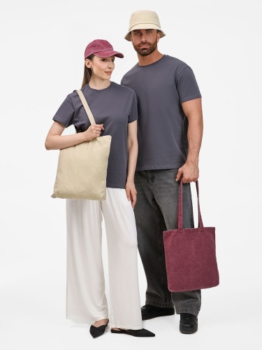 Сумка для покупок Berwi, бордовая фото 3