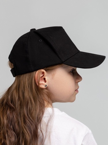Бейсболка детская Standard Kids, черная фото 7