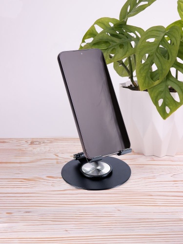 Подставка для смартфона Smartic, черный металлик фото 4 Подставка для смартфона Smartic, черный металлик фото 4