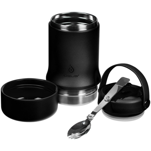 Термос для еды Tabenodo, черный фото 4 Термос для еды Tabenodo, черный фото 4