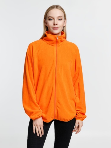 Куртка флисовая унисекс Fliska, оранжевая фото 5 Куртка флисовая унисекс Fliska, оранжевая фото 5