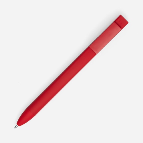 Ручка шариковая Swiper SQ Soft Touch, красная фото 3