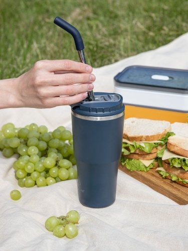 Термостакан Sapporo М, темно-синий фото 5