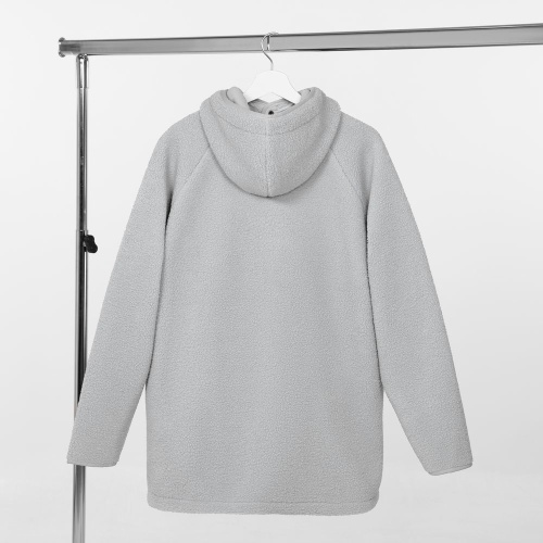 Анорак унисекс Oblako, светло-серый фото 2 Анорак унисекс Oblako, светло-серый фото 2