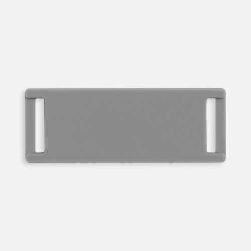 Лейбл из ПВХ Kova, серый