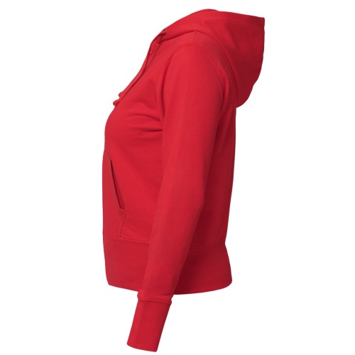 Толстовка женская Hooded Full Zip красная фото 3