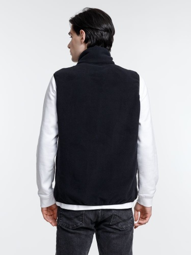 Жилет флисовый унисекс Nesse, черный фото 5 Жилет флисовый унисекс Nesse, черный фото 5