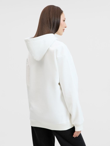 Худи унисекс оверсайз Songo, молочно-белое фото 5