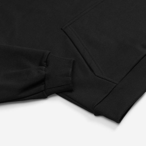 Худи унисекс оверсайз Songo, черное фото 3 Худи унисекс оверсайз Songo, черное фото 3