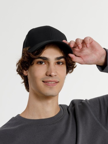 Бейсболка Cityscape, черная фото 3 Бейсболка Cityscape, черная фото 3