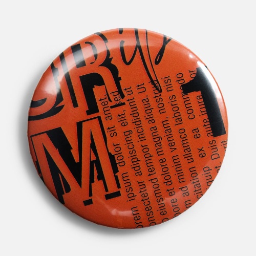 Значок закатной Pinback Print, XL фото 7