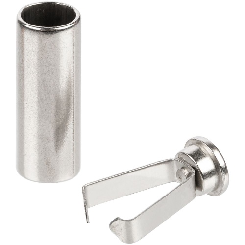 Наконечник для шнурка Nozzle, ver.2, серебристый фото 3