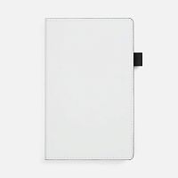 Ежедневник White Shall, недатированный, бело-черный