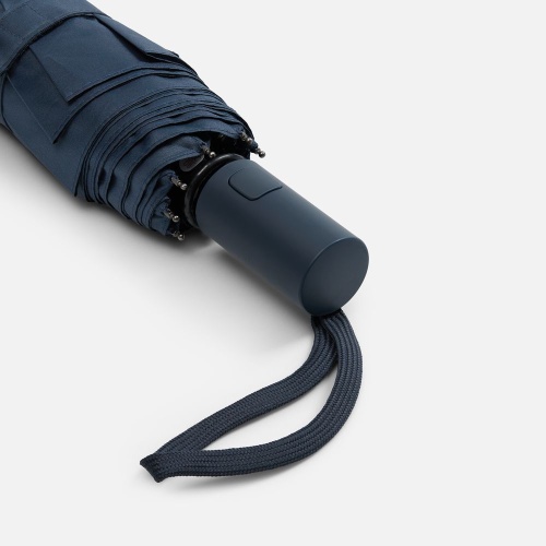 Зонт складной Cloudex, темно-синий фото 3