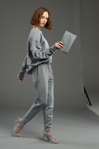 Поясная сумка W2, серая фото 3