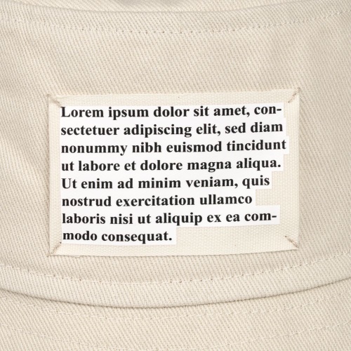 Лейбл хлопковый Doni, XL, неокрашенный фото 6 Лейбл хлопковый Doni, XL, неокрашенный фото 6