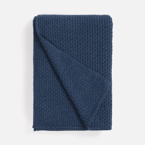 Плед Serenita, синий (джинс) фото 2 Плед Serenita, синий (джинс) фото 2