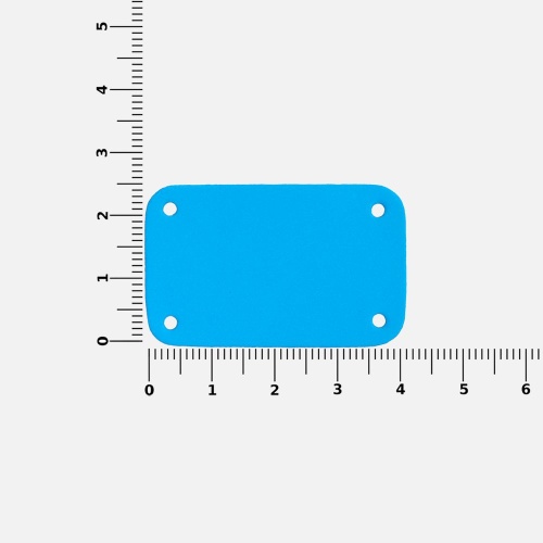 Лейбл Eta Soft Touch, S, голубой фото 2