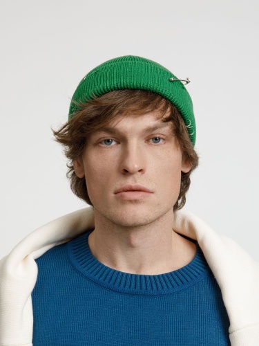 Шапка Pricker, ярко-зеленая фото 4 Шапка Pricker, ярко-зеленая фото 4