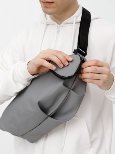 Сумка через плечо Altro, серая фото 4 Сумка через плечо Altro, серая фото 4