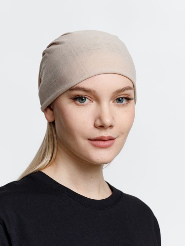 Многофункциональная бандана Dekko, бежевая фото 4 Многофункциональная бандана Dekko, бежевая фото 4