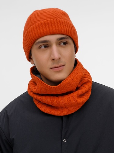 Снуд ComFleece, темно-оранжевый (кирпичный) фото 8 Снуд ComFleece, темно-оранжевый (кирпичный) фото 8