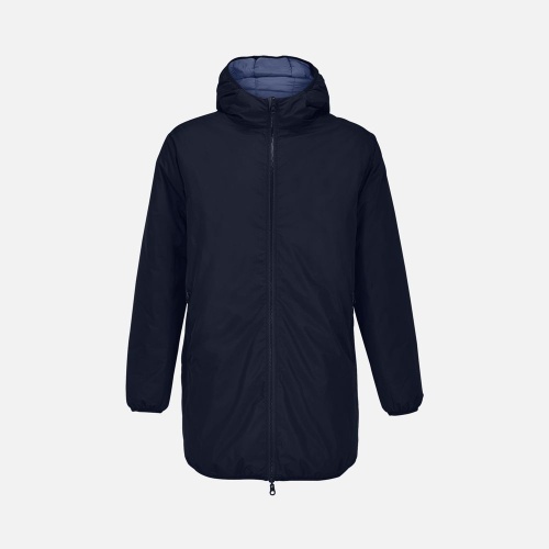 Куртка-парка унисекс Reverse, темно-синяя