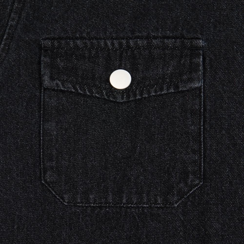 Куртка джинсовая O3, черная фото 4 Куртка джинсовая O3, черная фото 4