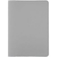 Обложка для паспорта Shall Simple, серый