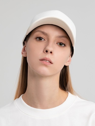 Бейсболка Kosmos, белая фото 3