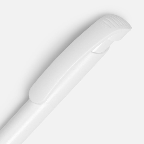 Ручка шариковая Clear Solid, белая фото 4
