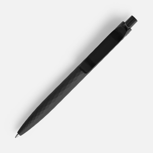 Ручка шариковая Prodir QS01 PRP-P Soft Touch, черная фото 3