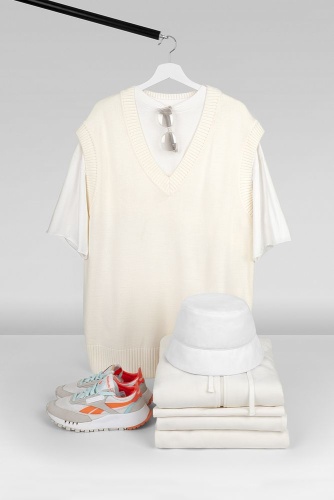 Панама C6, белая фото 5