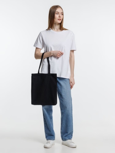 Холщовая сумка Strong 210, черная фото 3 Холщовая сумка Strong 210, черная фото 3