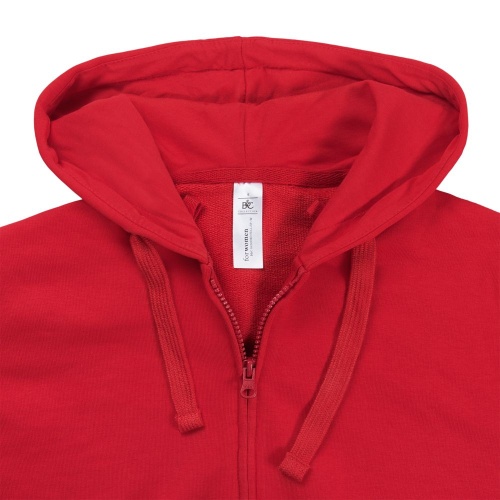 Толстовка женская Hooded Full Zip красная фото 5