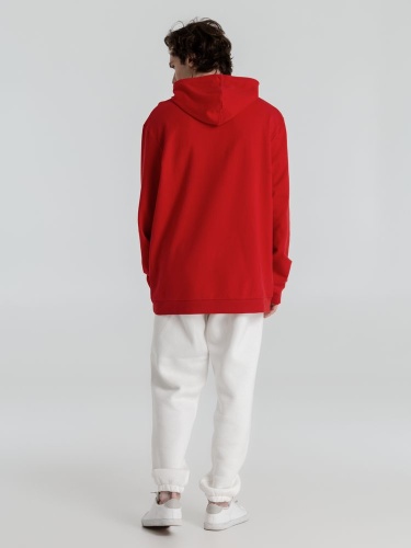 Толстовка с капюшоном унисекс Hoodie, красная фото 11