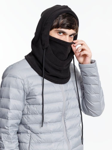 Балаклава-капюшон Nesse, черная фото 5