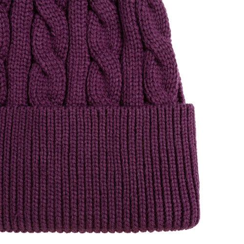 Шапка Heat Trick, баклажановая фото 4