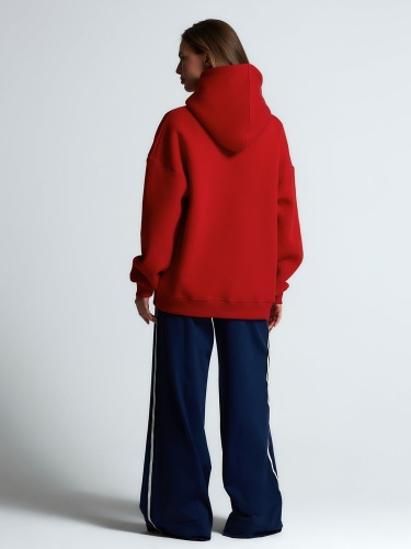 Худи Kulonga Oversize, красное фото 10