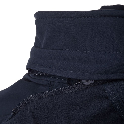 Куртка мужская Hooded Softshell темно-синяя фото 5