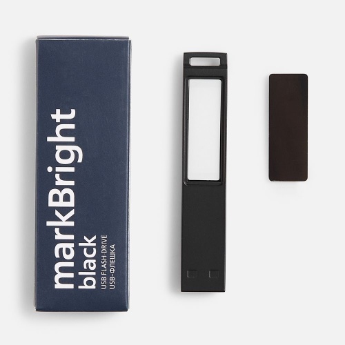 Флешка markBright Black с белой подсветкой, 32 Гб фото 8
