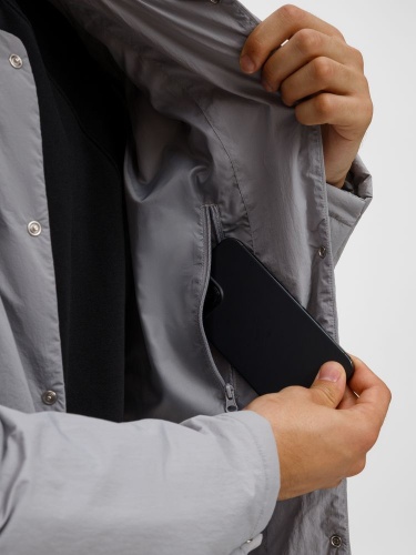 Куртка унисекс Veter, серая фото 5 Куртка унисекс Veter, серая фото 5