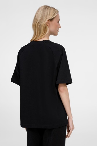 Футболка оверсайз унисекс Avenu, черная фото 4 Футболка оверсайз унисекс Avenu, черная фото 4