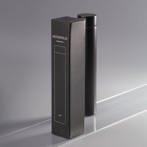 Термобутылка Metropolis, черная фото 4 Термобутылка Metropolis, черная фото 4